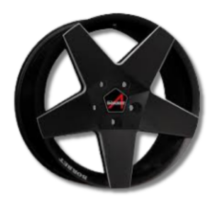 Borbet A neu 18" Black Matt Alloy Wheels - 8J ET44 5x112