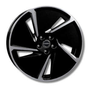 Borbet AE 20" Black Polished Alloy Wheels - 7.5J ET45 5x112