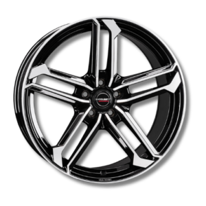 Borbet ATX 19" Black Polished Glossy Alloy Wheels - 8.5J ET30 5x112