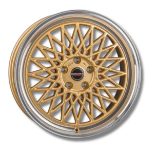 Borbet B 19" Gold Rim Polished Alloy Wheels - 8.5J ET45 5x112