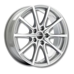 Borbet BL5 brillant 16" Silver Alloy Wheels - 7J ET37 5x112