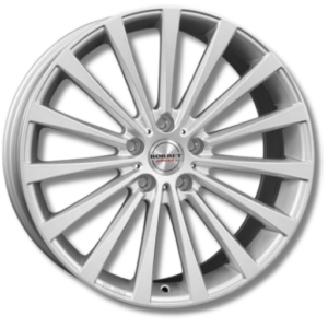 Borbet BLX brillant 19" Silver Alloy Wheels - 8.5J ET30 5x112