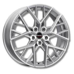 Borbet BY 20" Sterling Silver Alloy Wheels - 9J ET25 5x112
