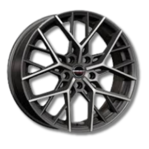 Borbet BY 19" Titanium Polished Matt Alloy Wheels - 8.5J ET30 5x112