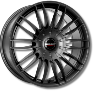 Borbet CW3 18" Mistral Anthracite Glossy Alloy Wheels - 7.5J ET53 5x130