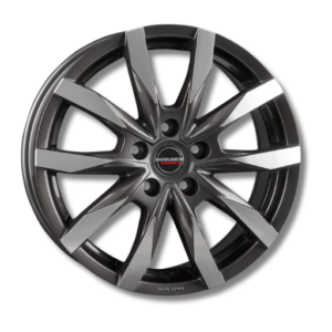 Borbet CW5 mistral anthracite glossy 18" Grey Polished Alloy Wheels - 7.5J ET53 5x130