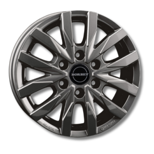 Borbet CW6 16" Mistral Anthracite Glossy Alloy Wheels - 6.5J ET54 6x130