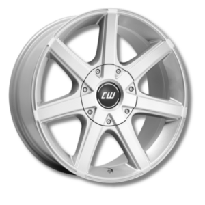 Borbet CWE crystal 17" Silver Alloy Wheels - 8J ET10 5x112