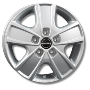 Borbet CWG crystal 16" Silver Alloy Wheels - 6J ET68 5x118