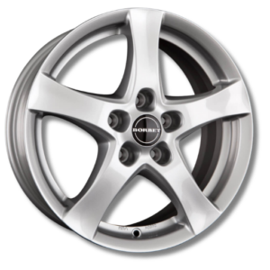 Borbet F brillant 15" Silver Alloy Wheels - 6J ET35 4x98