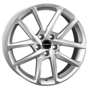 Borbet N crystal 18" Silver Alloy Wheels - 7.5J ET40 5x114.3