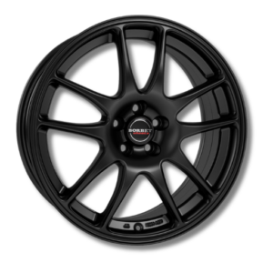 Borbet RS 18" Black Matt Alloy Wheels - 7.5J ET35 4x100