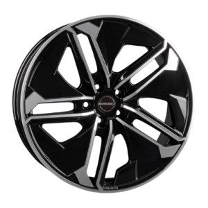 Borbet TX 20" Black Polished Glossy Alloy Wheels - 9J ET30 5x112