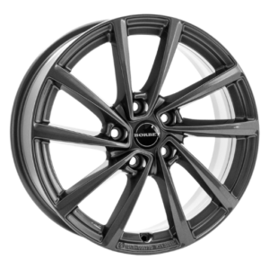 Borbet V 19" Mistral Anthracite Glossy Alloy Wheels - 7J ET45 5x114.3