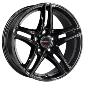 Borbet XR 17" Black Glossy Alloy Wheels - 7.5J ET27 5x112