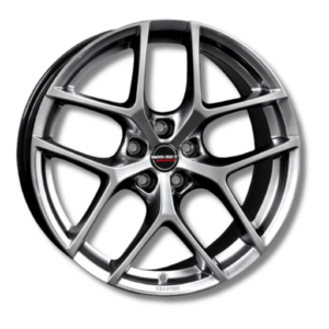 Borbet Y 19" Hyper Silver 19 Alloy Wheels - 8J ET37 5x112