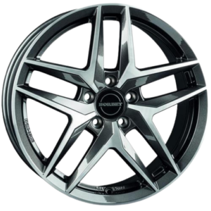 Borbet Z mistral anthracite glossy 19" Grey Polished Alloy Wheels - 8J ET27 5x112