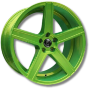 Diewe Wheels Cavo 20" Yellowgreen Alloy Wheels - 9J ET45 5x120