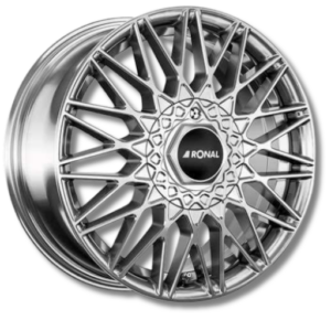 Ronal LSX 16" Silver-Front Polished Alloy Wheels - 7J ET35 5x108