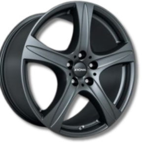 Ronal R55 SUV 19" Matt Black Alloy Wheels - 9J ET30 5x112