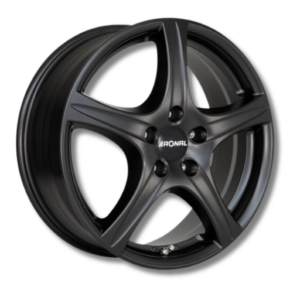 Ronal R56 15" Matt Black Alloy Wheels - 6J ET38 5x100