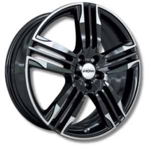Ronal R58 -hornkopiert 20" Black-hornkopiert Alloy Wheels - 8J ET35 5x100