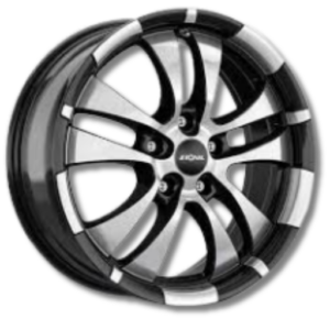 Ronal R59 jetblack 15" Jetblack-Front Polished Alloy Wheels - 6J ET38 4x100