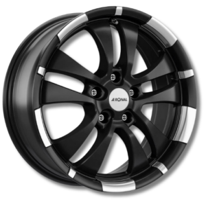 Ronal R59 jetblack- -hornkopiert 15" Jetblack-Matt-hornkopiert Alloy Wheels - 6J ET38 4x100