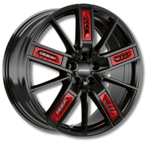 Ronal R67 Red Right 19" Jetblack Alloy Wheels - 8J ET25 5x112