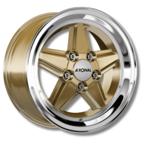 Ronal R9 16" Racing-gold-hornkopiert Alloy Wheels - 7J ET23 5x112