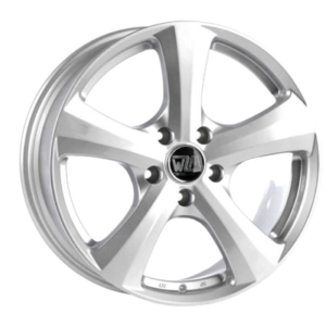 MSW 19 W 14" Silver Alloy Wheels - 6J ET38 4x100