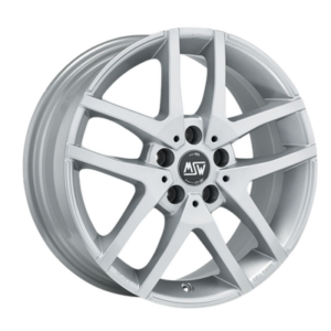 MSW 28 17" Silver Alloy Wheels - 8J ET45 5x112