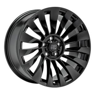 MSW 37T 19" Gloss Black Alloy Wheels - 7.5J ET35 5x114.3