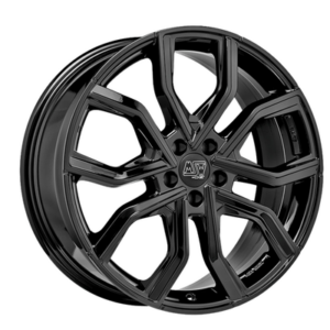 MSW 41 19" Gloss Black Alloy Wheels - 8J ET27 5x112