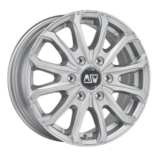 MSW 48 VAN 6 HOLES 16" Silver Alloy Wheels - 8.5J ET50 6x120