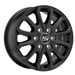MSW 48 VAN 6 HOLES 16" Matt Black Alloy Wheels - 8.5J ET50 6x120