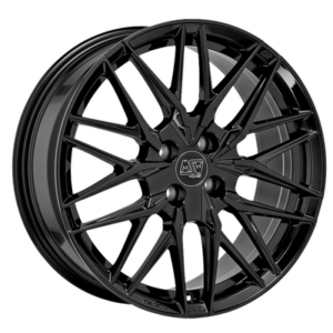 MSW 50-4 17" Gloss Black Alloy Wheels - 9.5J ET20 4x108