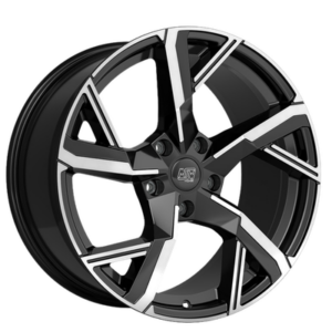 MSW 54 20" Black Polished Alloy Wheels - 9J ET20 5x112