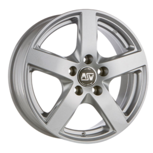 MSW 55 19" Silver Alloy Wheels - 9J ET20 5x112