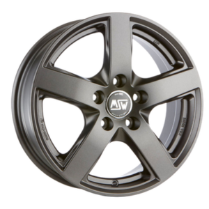 MSW 55 16" Matt Grey Alloy Wheels - 7.5J ET40 5x110