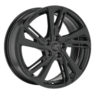 MSW 60 18" Gloss Black Alloy Wheels - 7J ET48 5x108