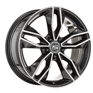 MSW 71 19" Gloss Black Alloy Wheels - 8J ET35 5x112