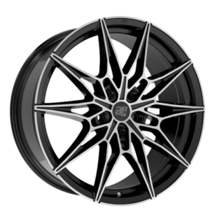 MSW 75 19" Black Polished Alloy Wheels - 8.5J ET29 5x112
