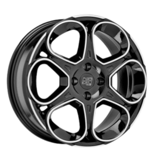 MSW 83 18" Gloss Dark Grey Full Polished Alloy Wheels - 7.5J ET45 5x114.3