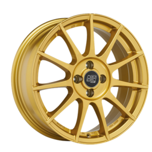 MSW 85 17" Gold Alloy Wheels - 7J ET30 4x98