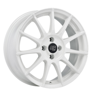 MSW 85 17" White Alloy Wheels - 7J ET30 4x98