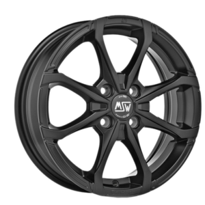 MSW X4 16" Matt Black Alloy Wheels - 7J ET40 4x100