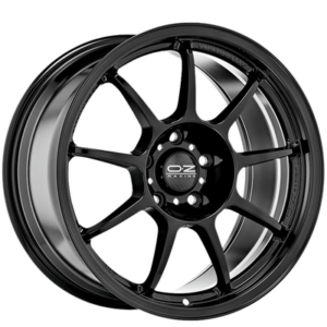 OZ Racing ALLEGGERITA HLT 5F 18" Gloss Black Alloy Wheels - 8J ET50 5x130