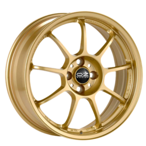 OZ Racing ALLEGGERITA HLT 5F 18" Gold Alloy Wheels - 8J ET50 5x130