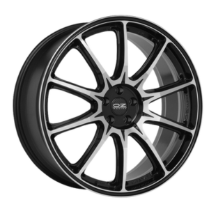 OZ HYPER XT HLT 22" Gloss Black Diamond Cut Alloy Wheels - 10.5J ET22 5x130